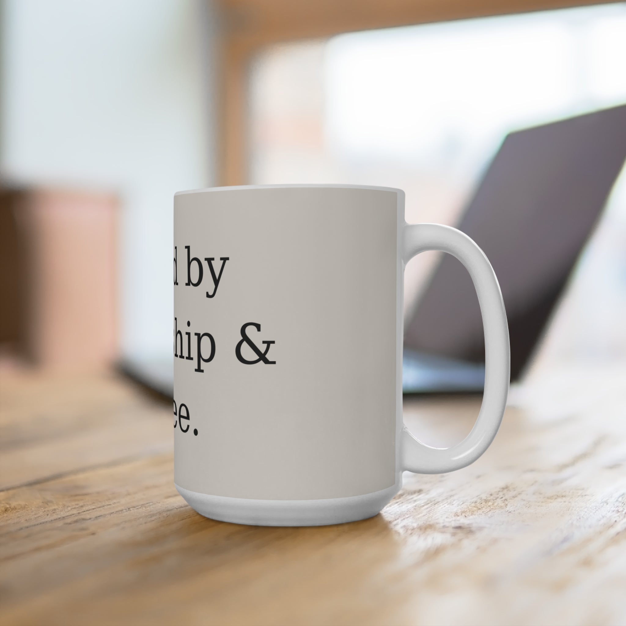 Fueled by Leadership & Coffee Boss’s Day Mug | Premium Ceramic | Dishwasher & Microwave Safe - 15oz