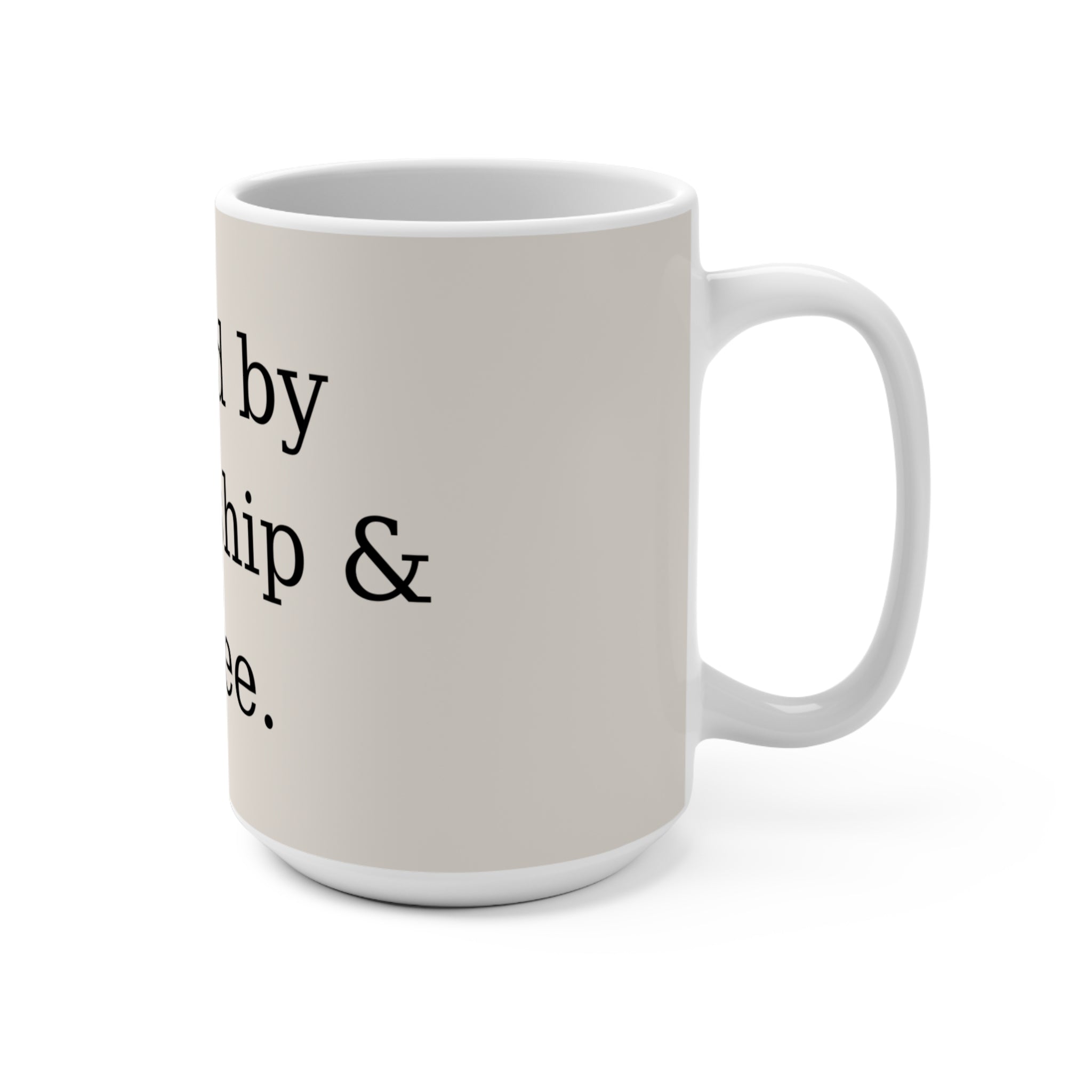 Fueled by Leadership & Coffee Boss’s Day Mug | Premium Ceramic | Dishwasher & Microwave Safe - 15oz