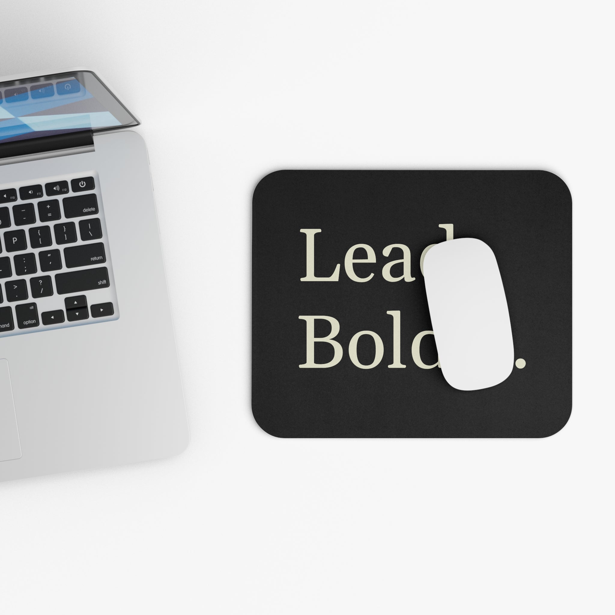 Lead Boldly Mouse Pad | Premium Mousepad | Anti-Slip Base | Boss’s Day Gift